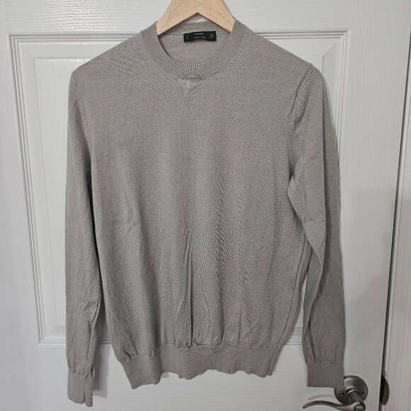 Beige Merino wool washable sweater - Picture 1 of 1